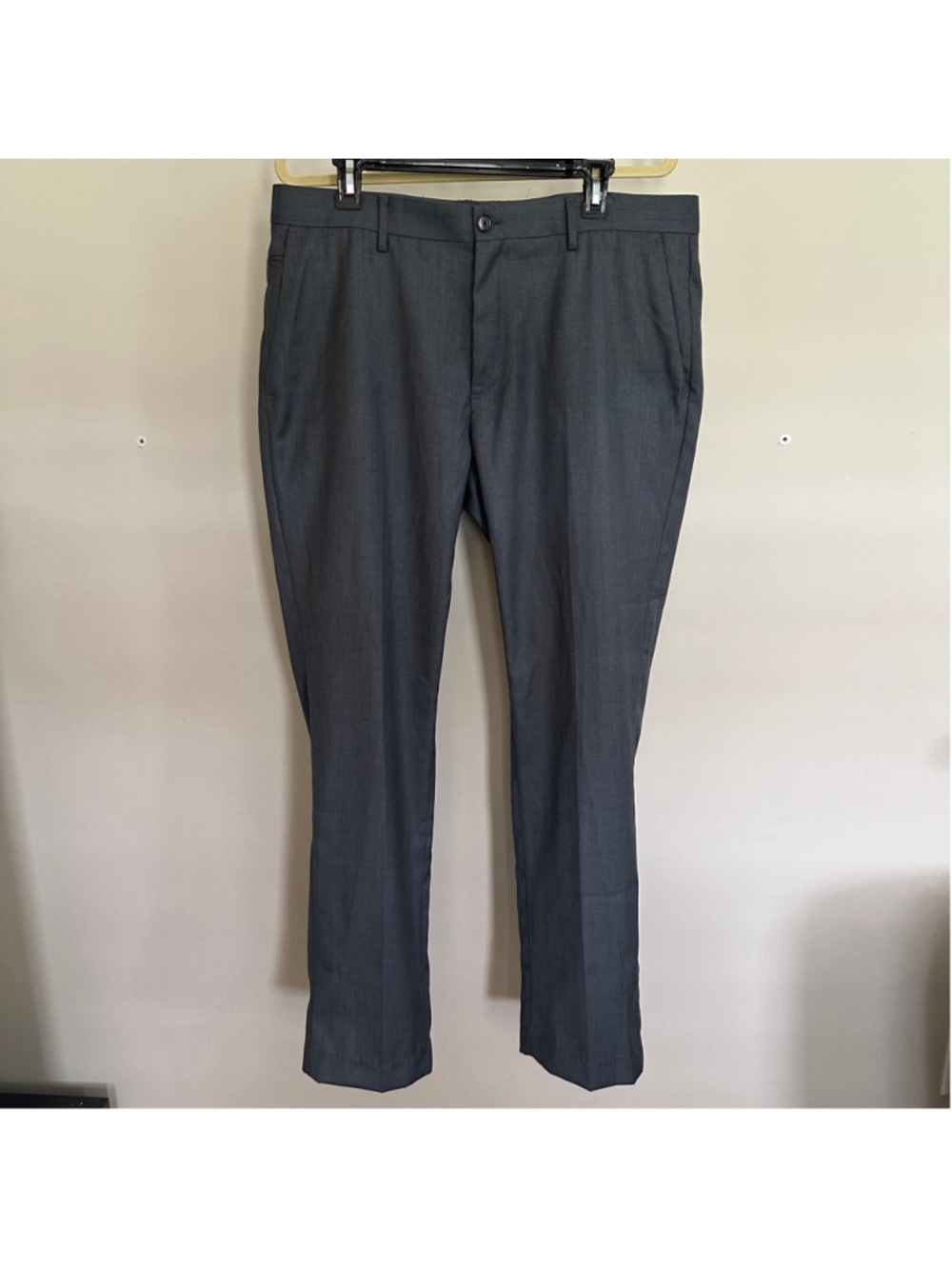 English Laundry Gray Dress Pants Flat Front Mens 36x32